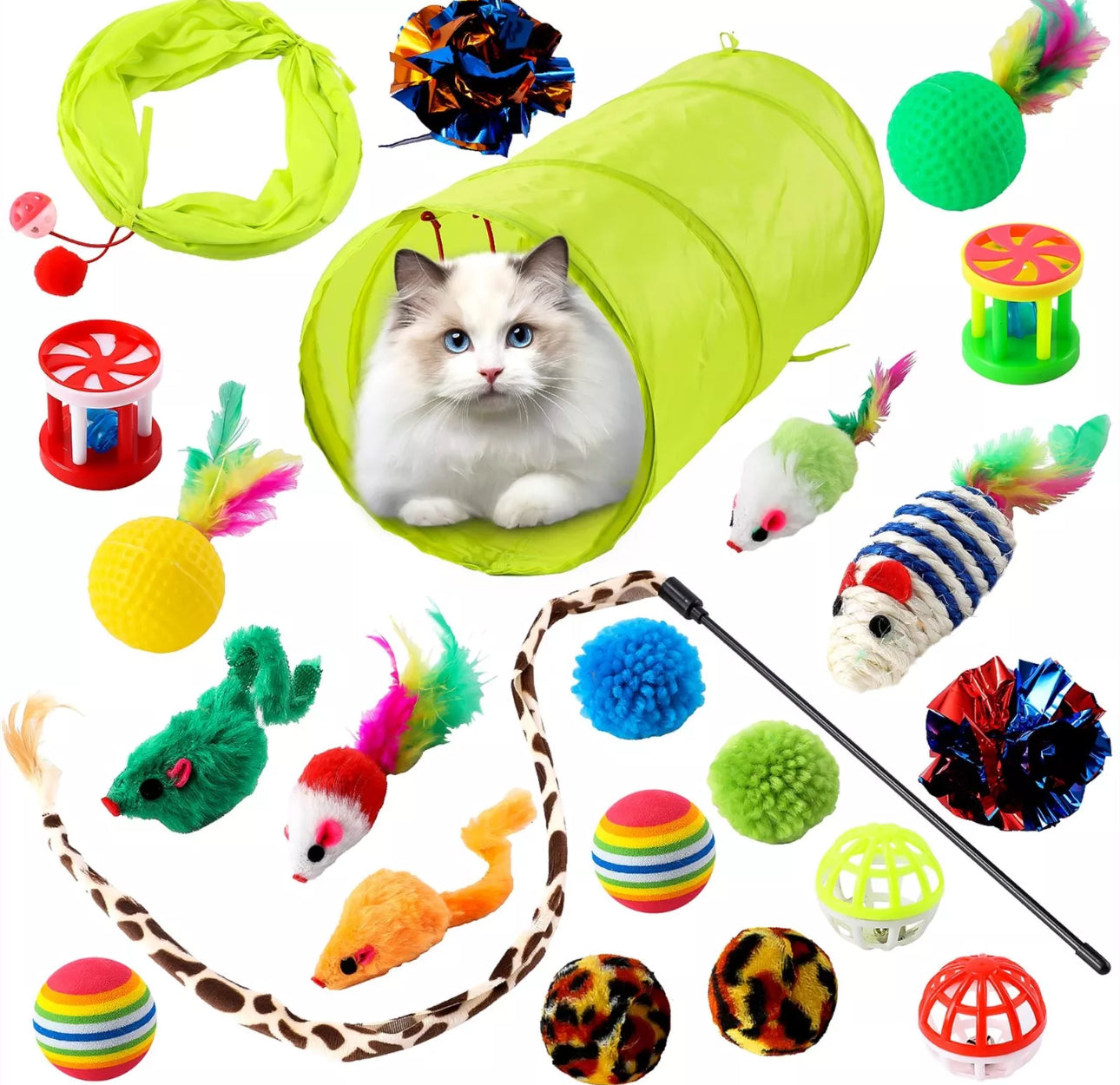 21pc Cat Toys