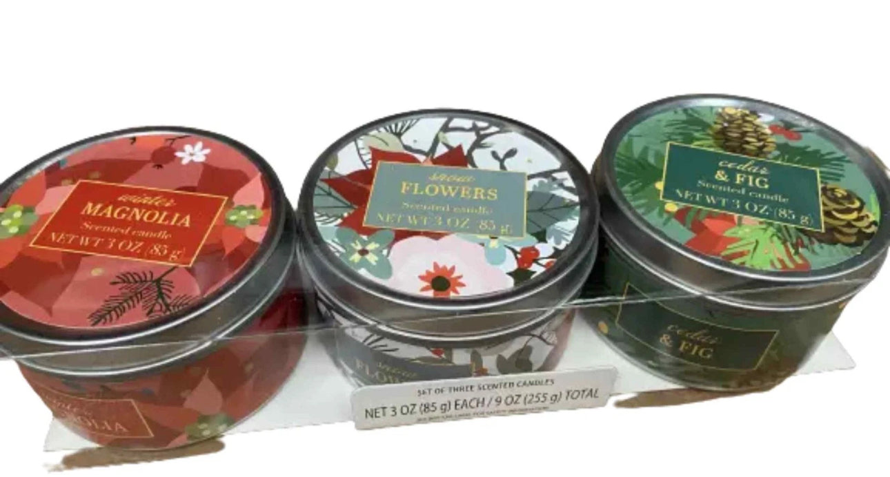 3pc Christmas Candle Gift Set