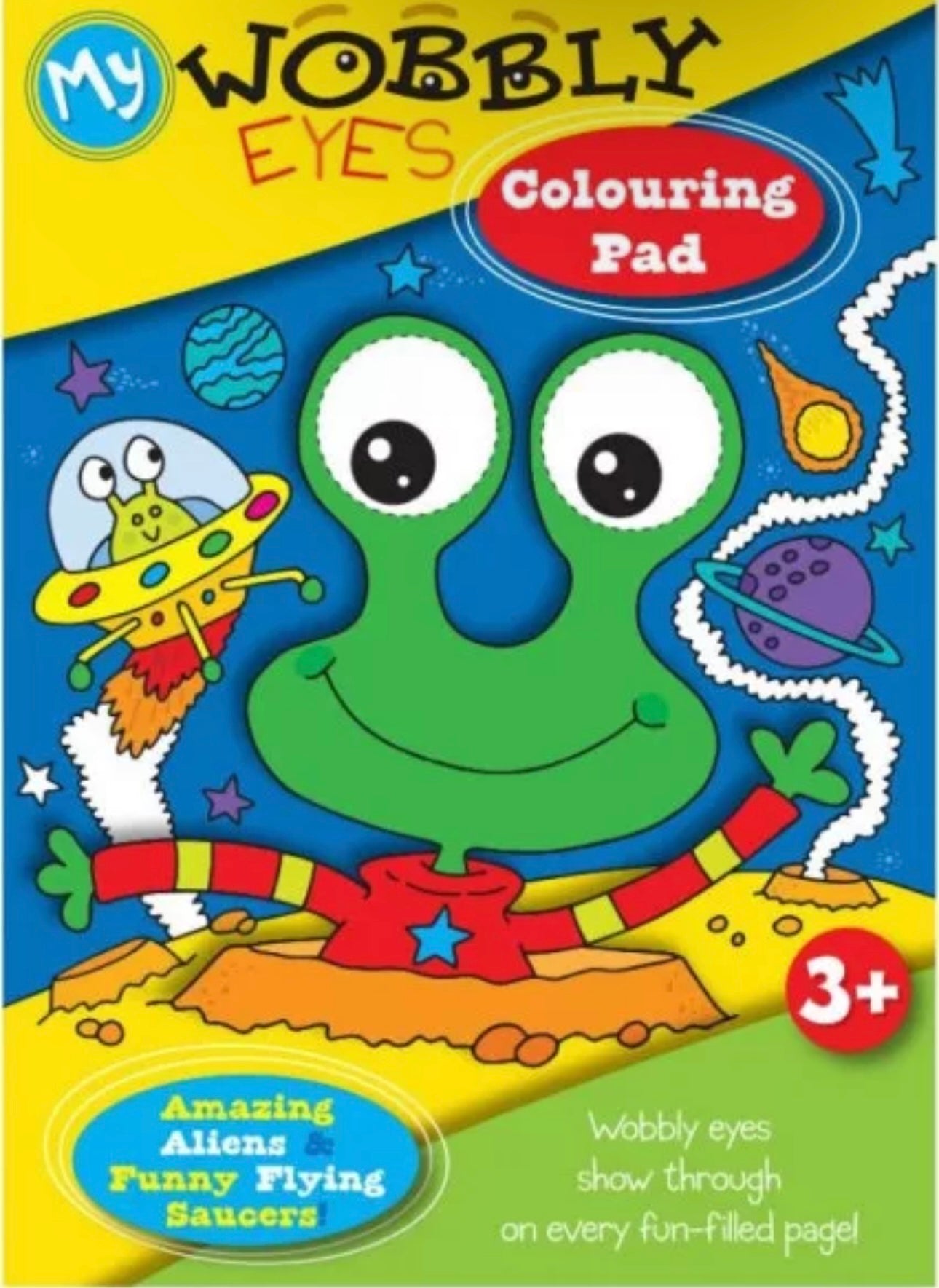 Wobbly Eyes Colouring Book