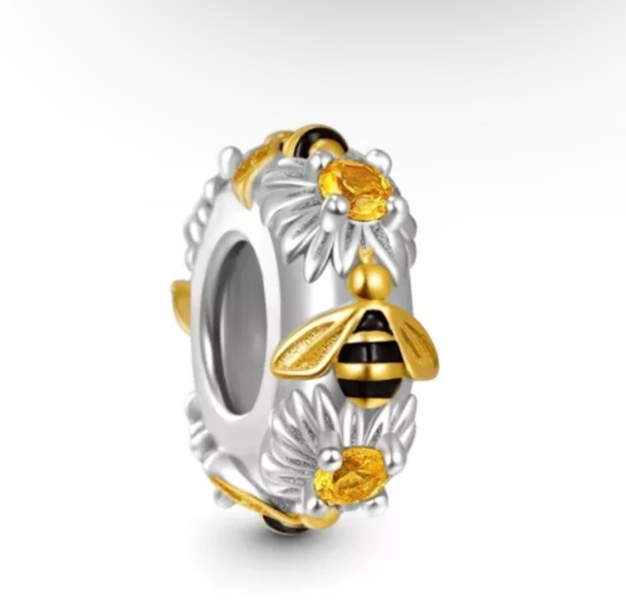 Bee & Sunflower Charm