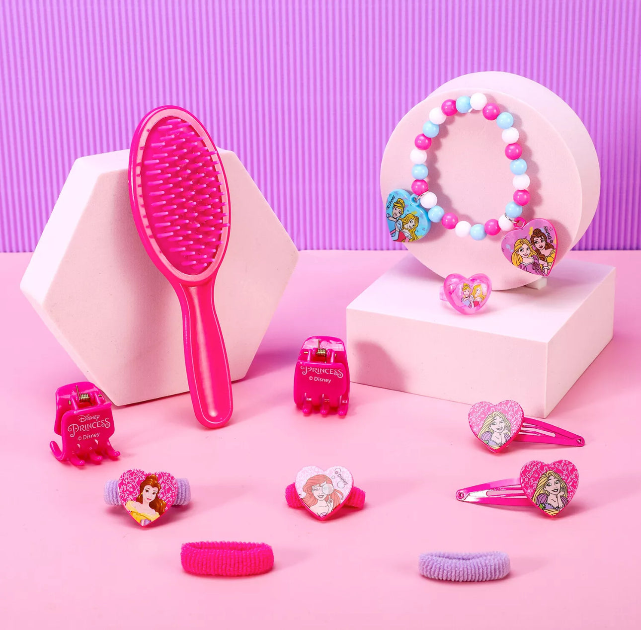 Pink Princess 11pc Hair Accessories