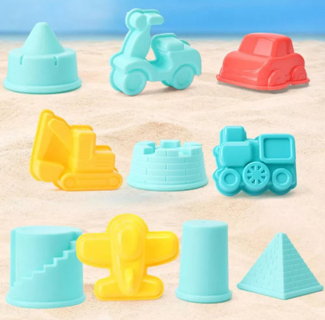 18pcs Seaside Play Set