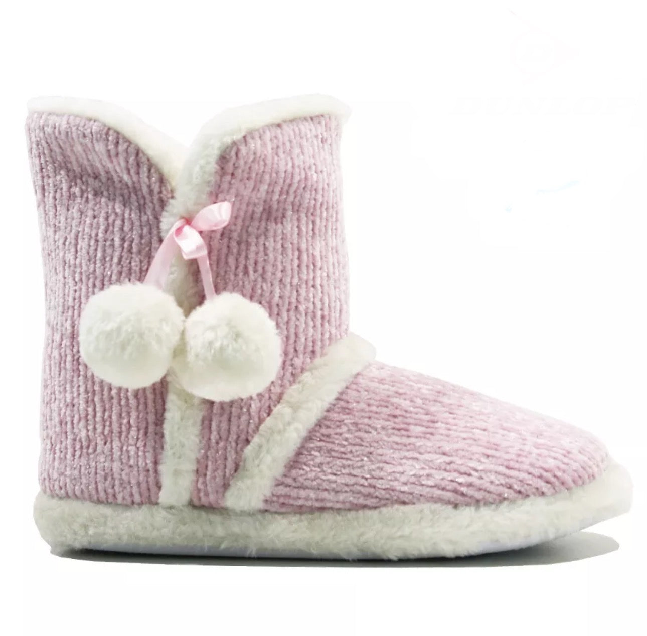 Ladies Plush Slipper Boots