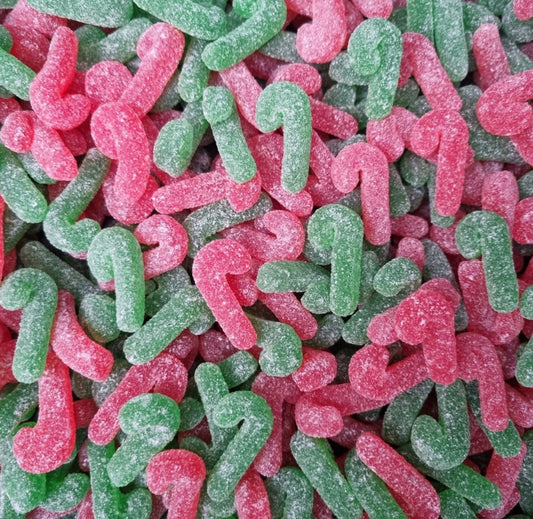 1kg Sugared Candy Canes