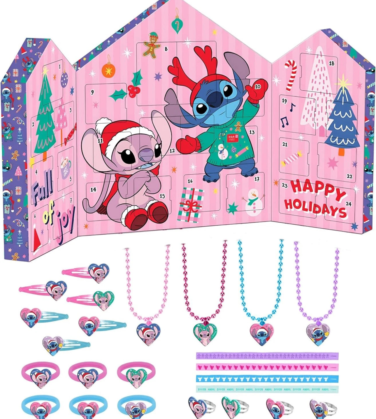 Blue & Pink Alien Advent Calendar