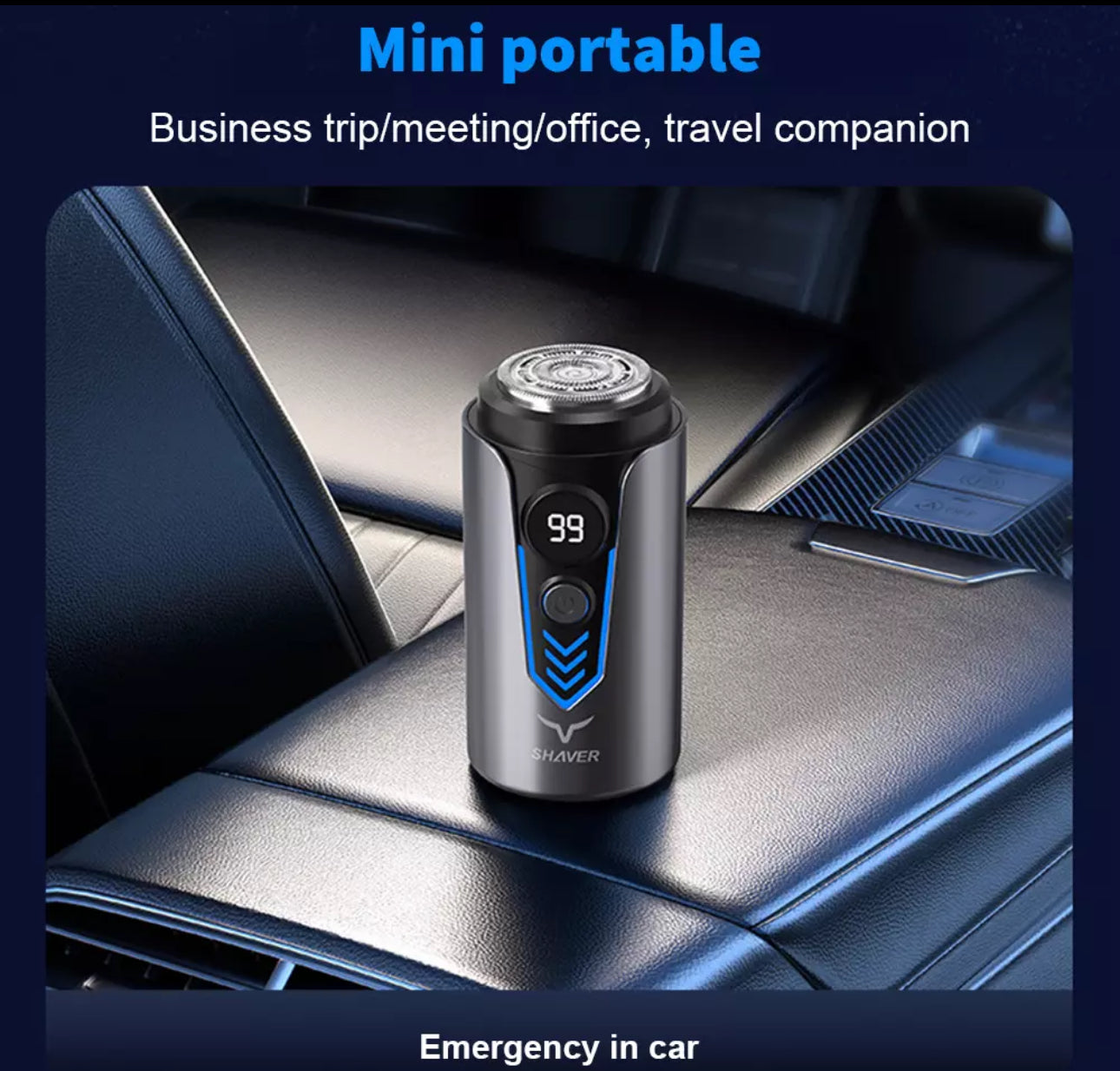 Portable Rechargeable Mini Electric Shaver
