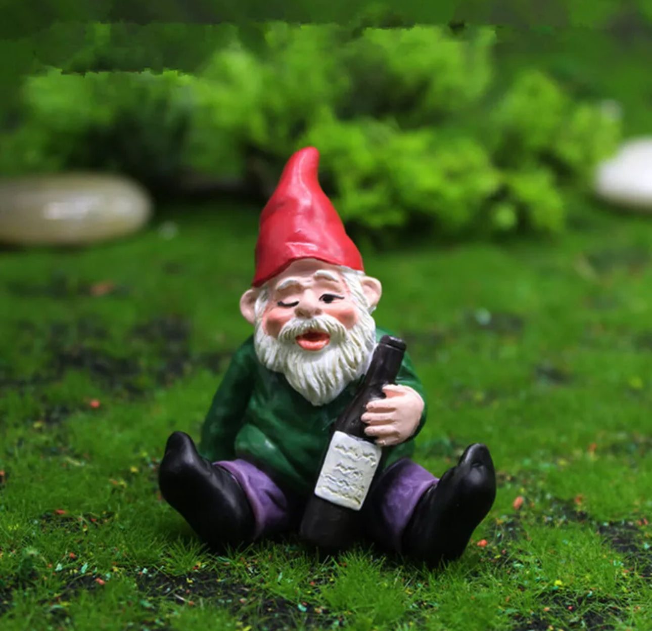 Fairy Garden Drunk Gnomes 4pc Set