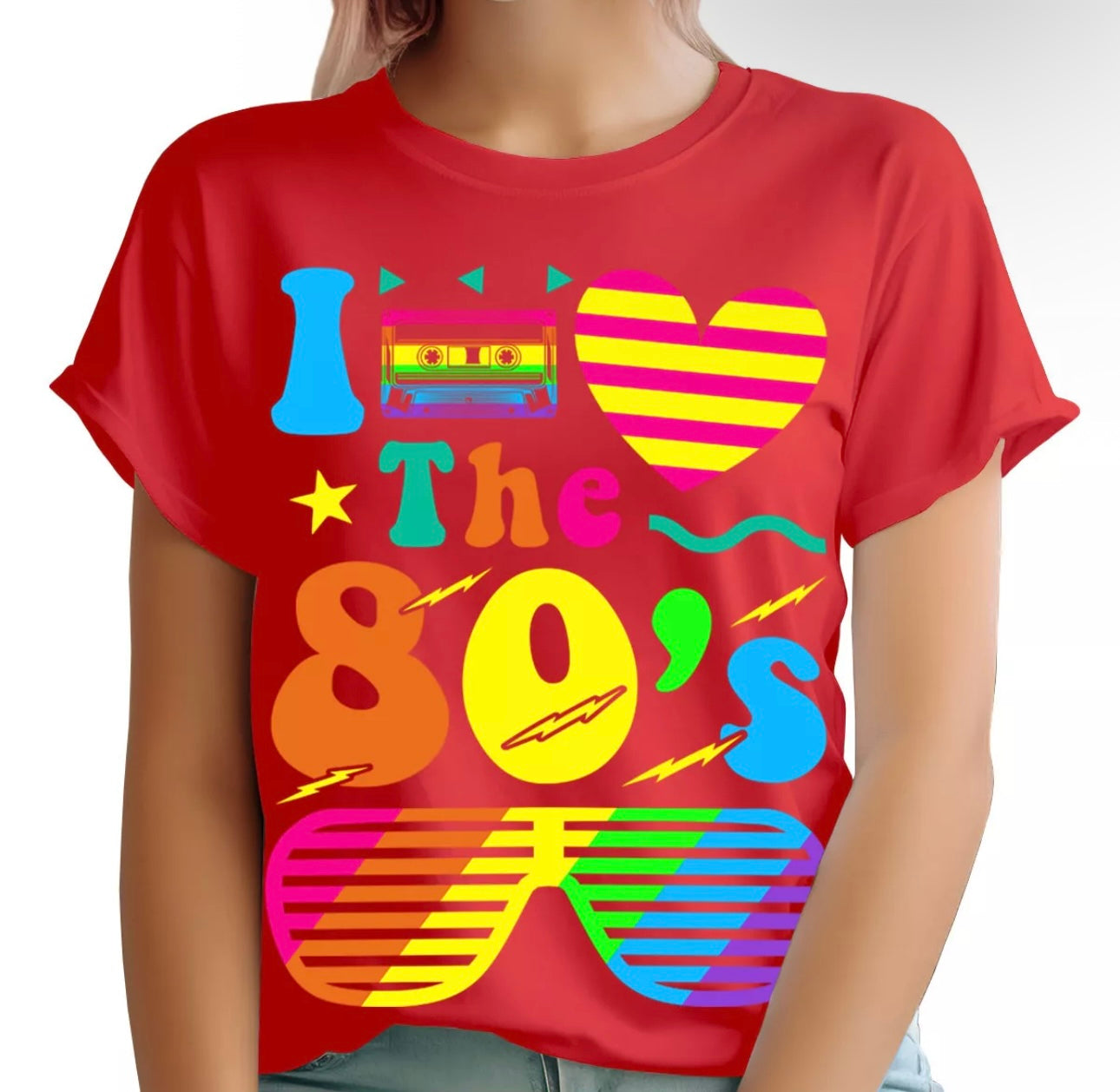 I ❤️ The 80s Ladies T-Shirt