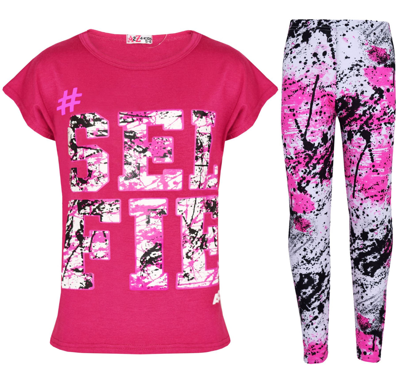 #Selfie T-Shirt & Leggings Set