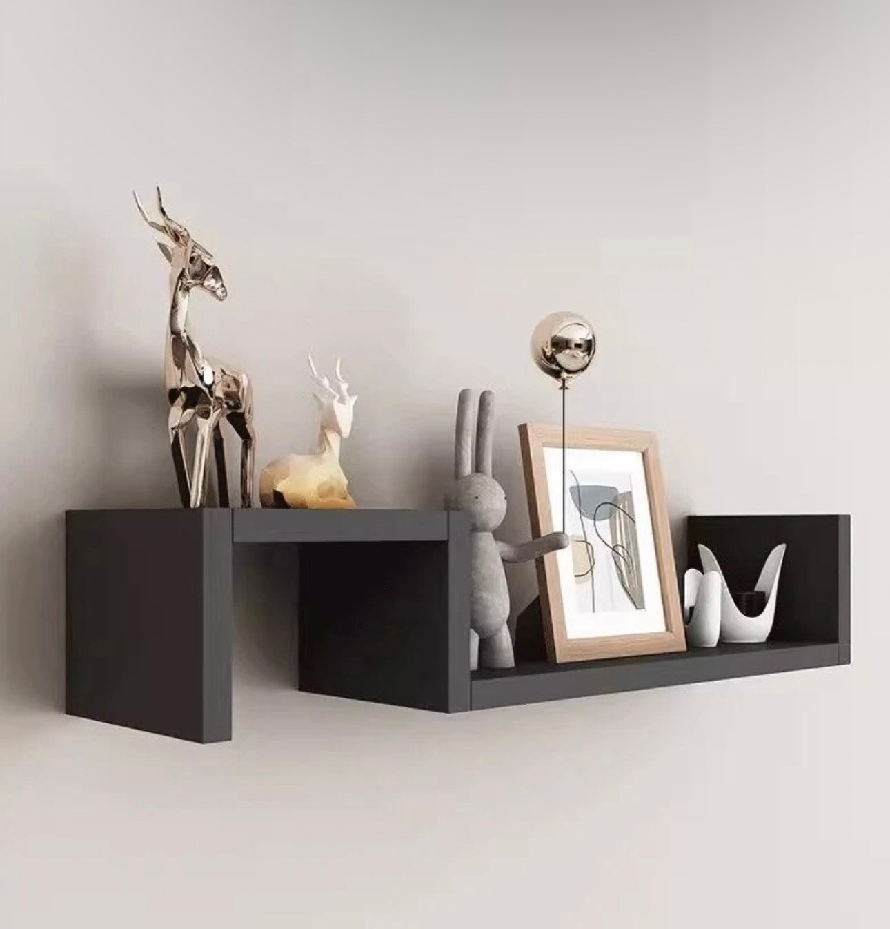 2pc Modern Floating Shelves