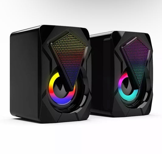 2pc Portable Multimedia Speakers For Gaming