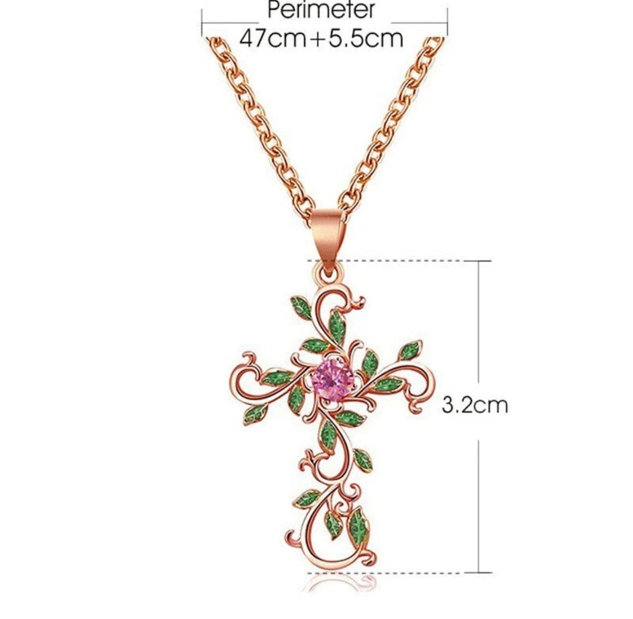 Stunning Rose Cross