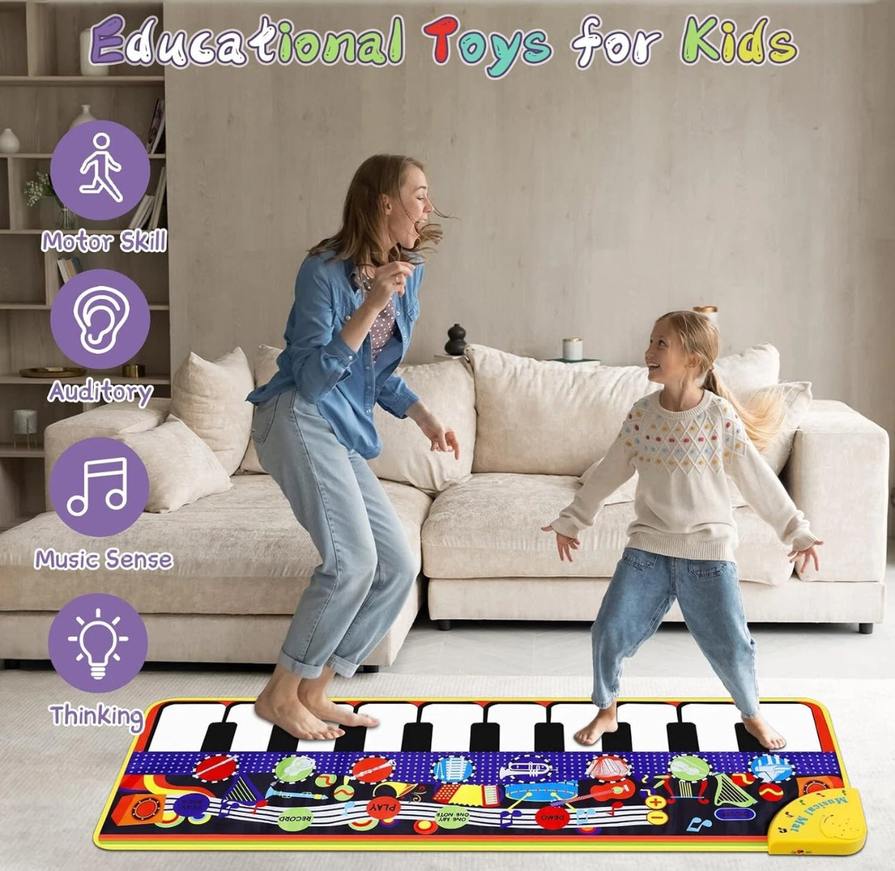 Giant Piano Play Mat