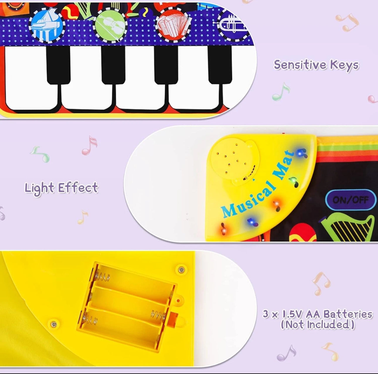 Giant Piano Play Mat