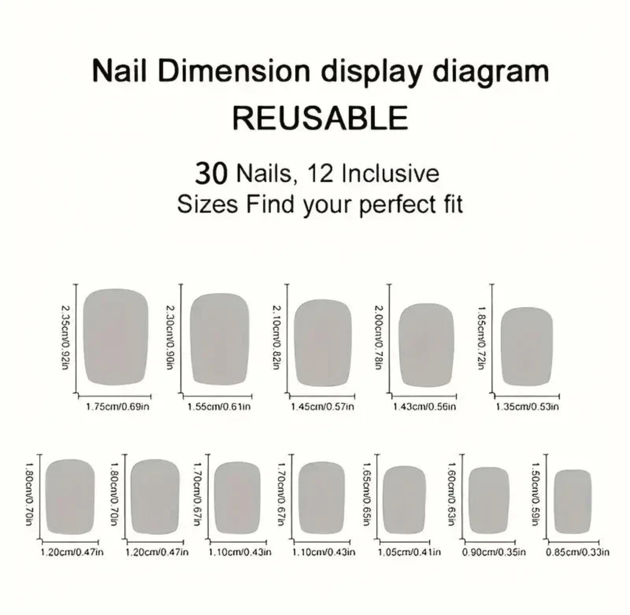 Medium Squared Nude Pink False Nails 30pc