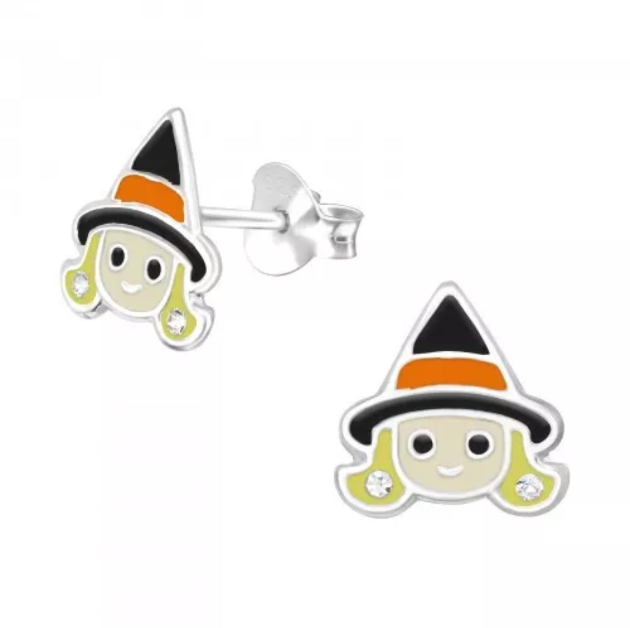 Halloween Sterling Silver Studs