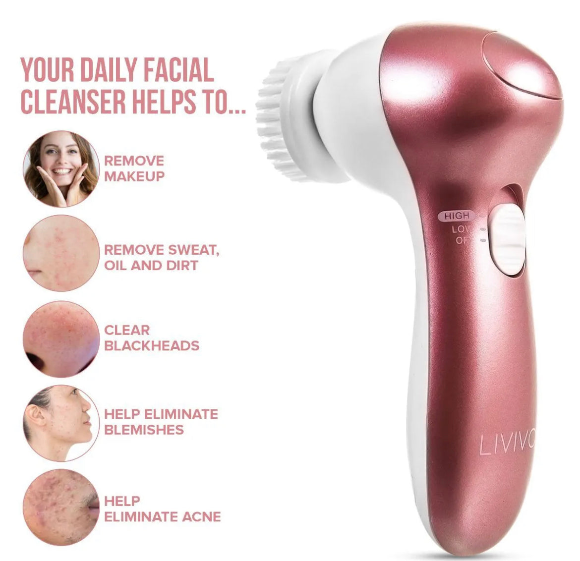 7 In 1 Facial Cleansing Brush
