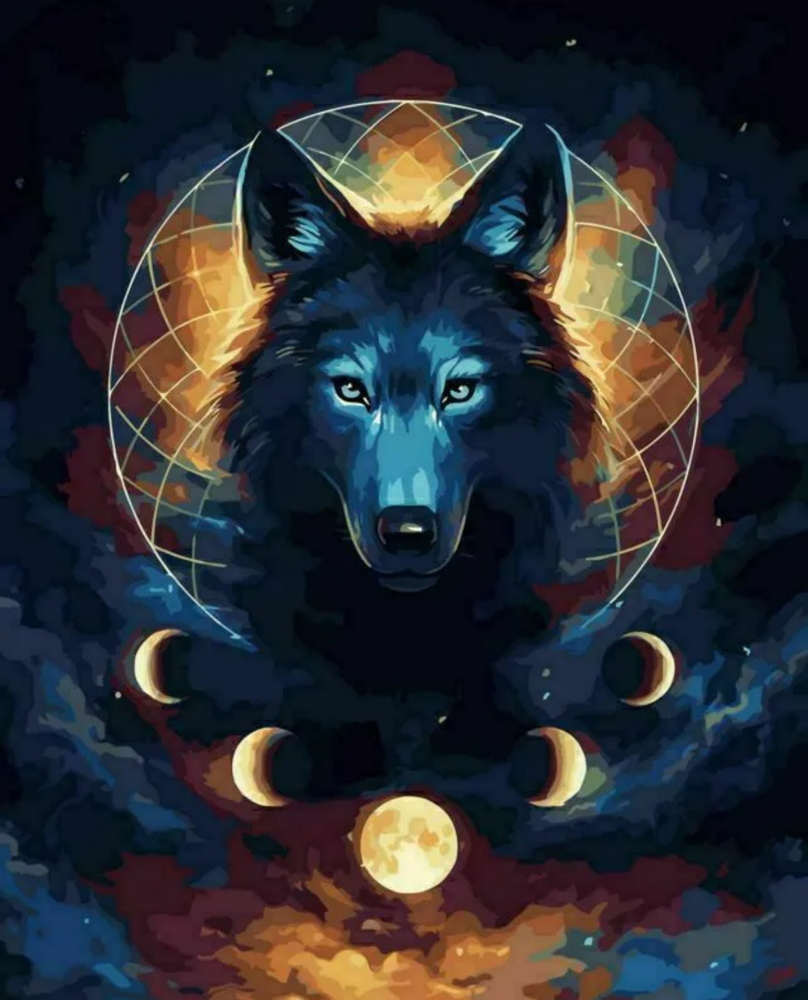 Wolf Paint By Numbers