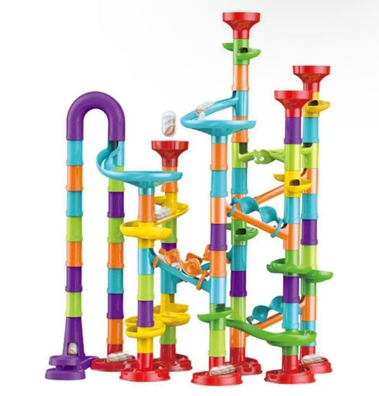 113 Piece Marble Run Play Set