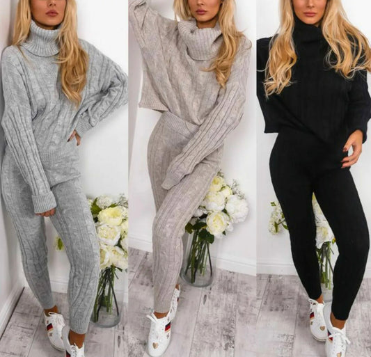 Chunky Knit Loungewear Set