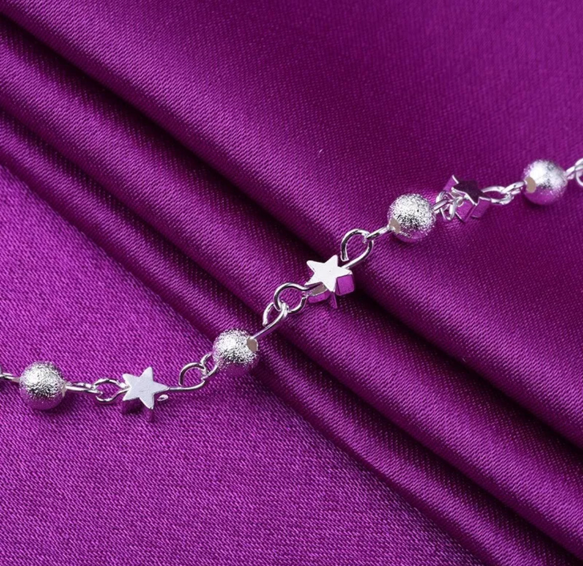 Star & Bead Charm Bracelet