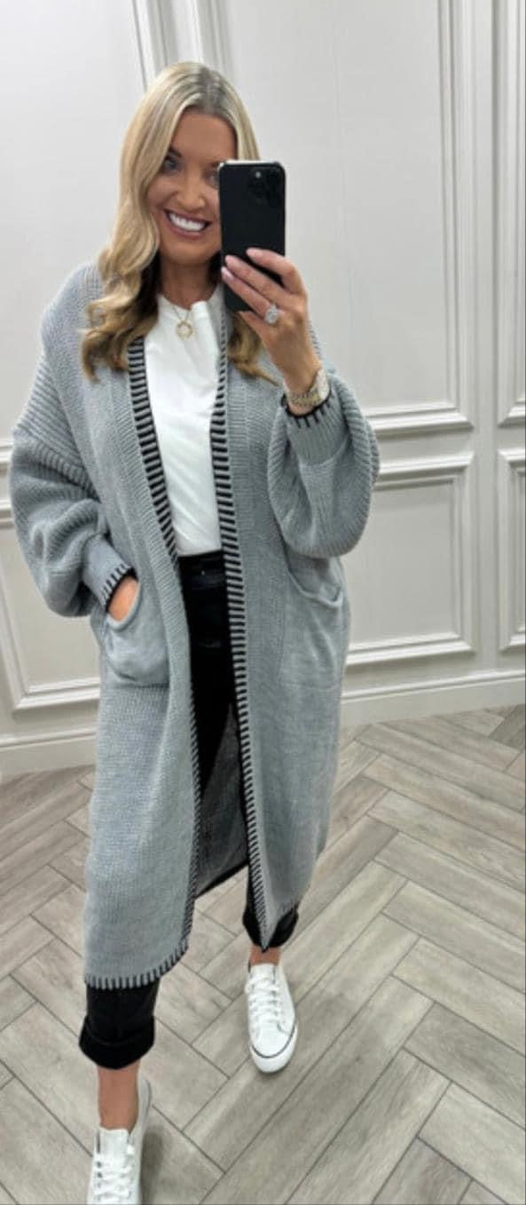 Women’s Long Balloon Sleeve Cardigan