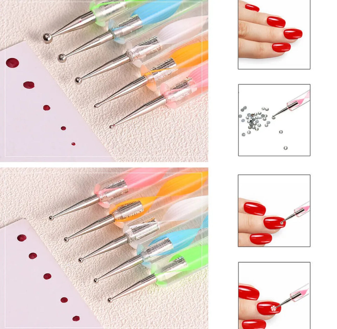 5pcs Nail Art Dotting Tools