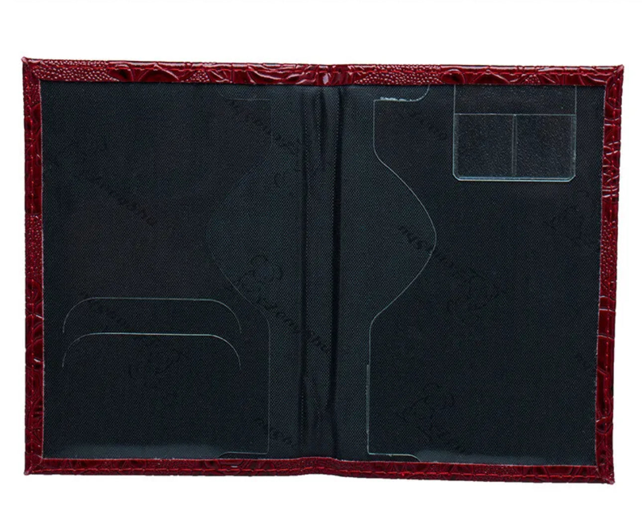 Embossed Rose Passport Cover