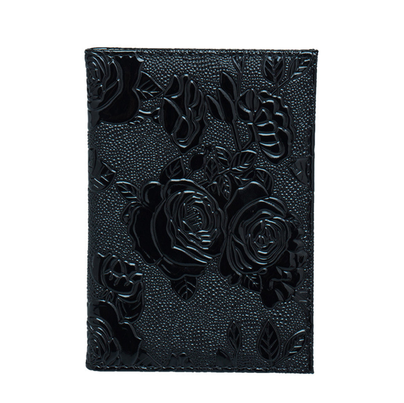 Embossed Rose Passport Cover