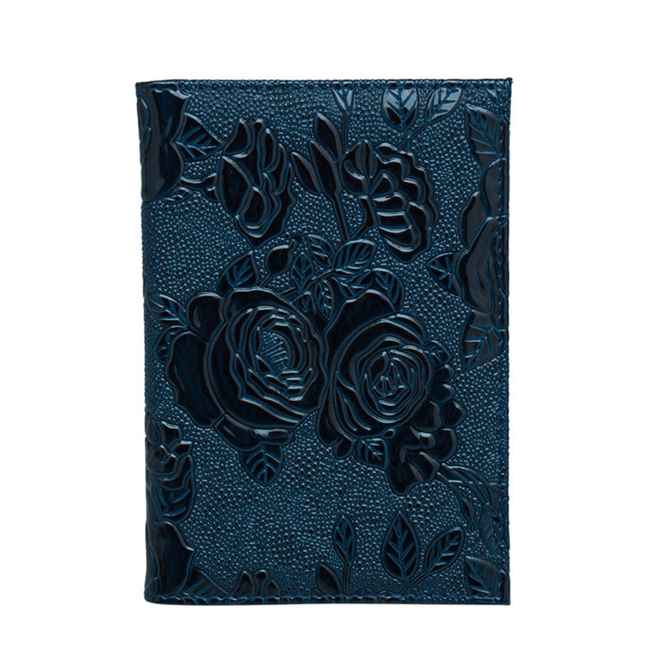 Embossed Rose Passport Cover
