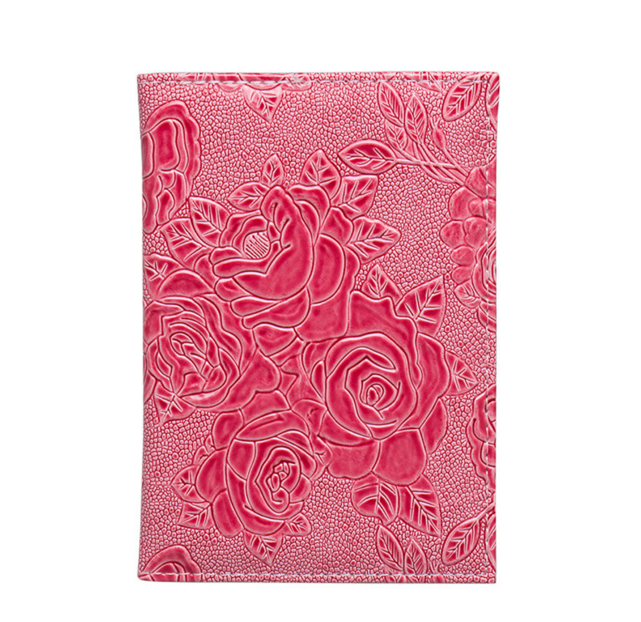 Embossed Rose Passport Cover