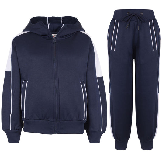 Boys Navy Tracksuit