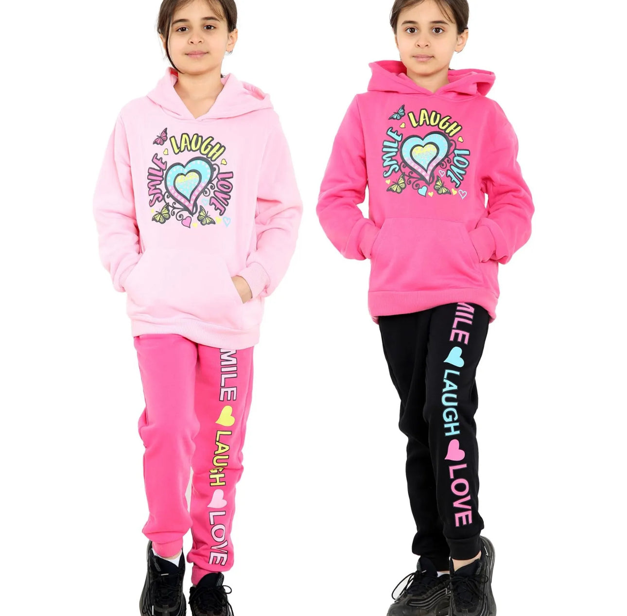 Smile/Laugh/Love Girls Tracksuit