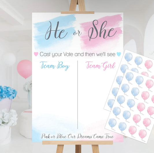 Gender Reveal Voting Game