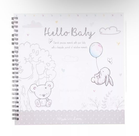 Hello Baby Keepsake Memory Book