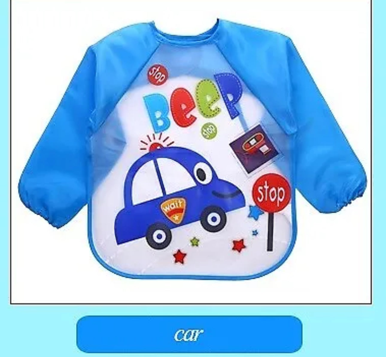 Children’s Waterproof Long Sleeve Bib/Apron
