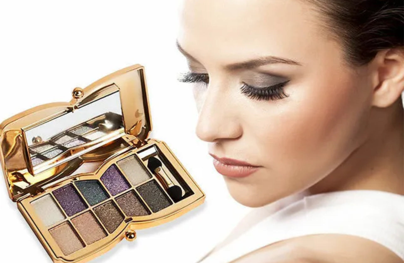 10 Colour Glitter Eyeshadow Palette