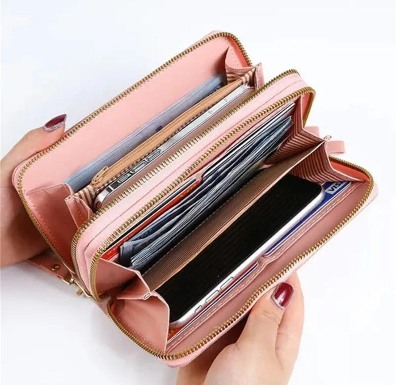 Long PU Leather Purse