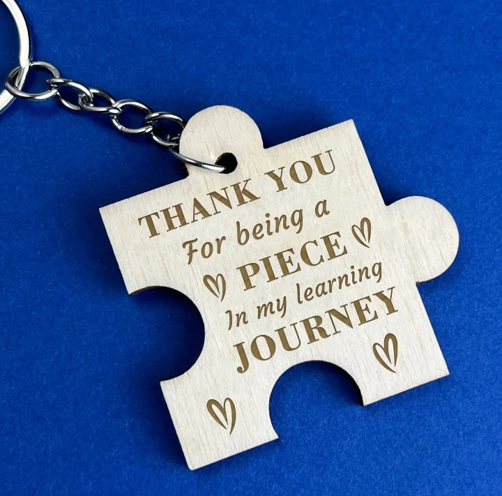 Piece Of My Journey Keyring