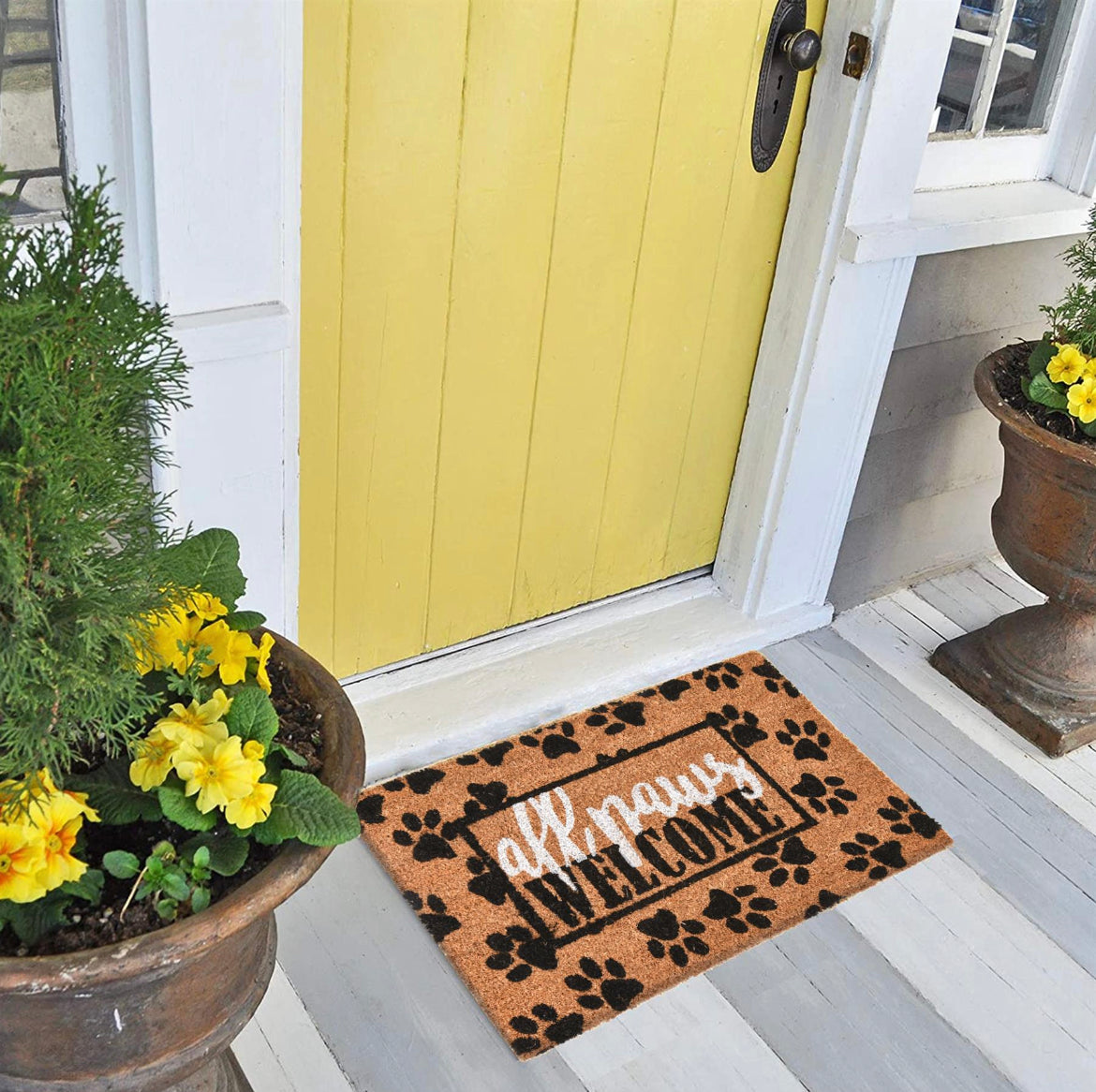 All Paws Welcome Door Mat