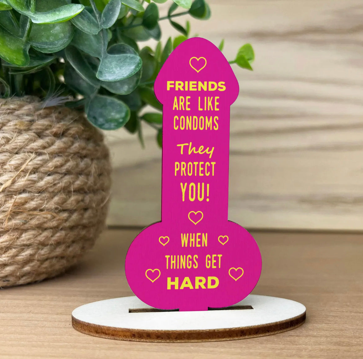 Novelty Friend Plaque