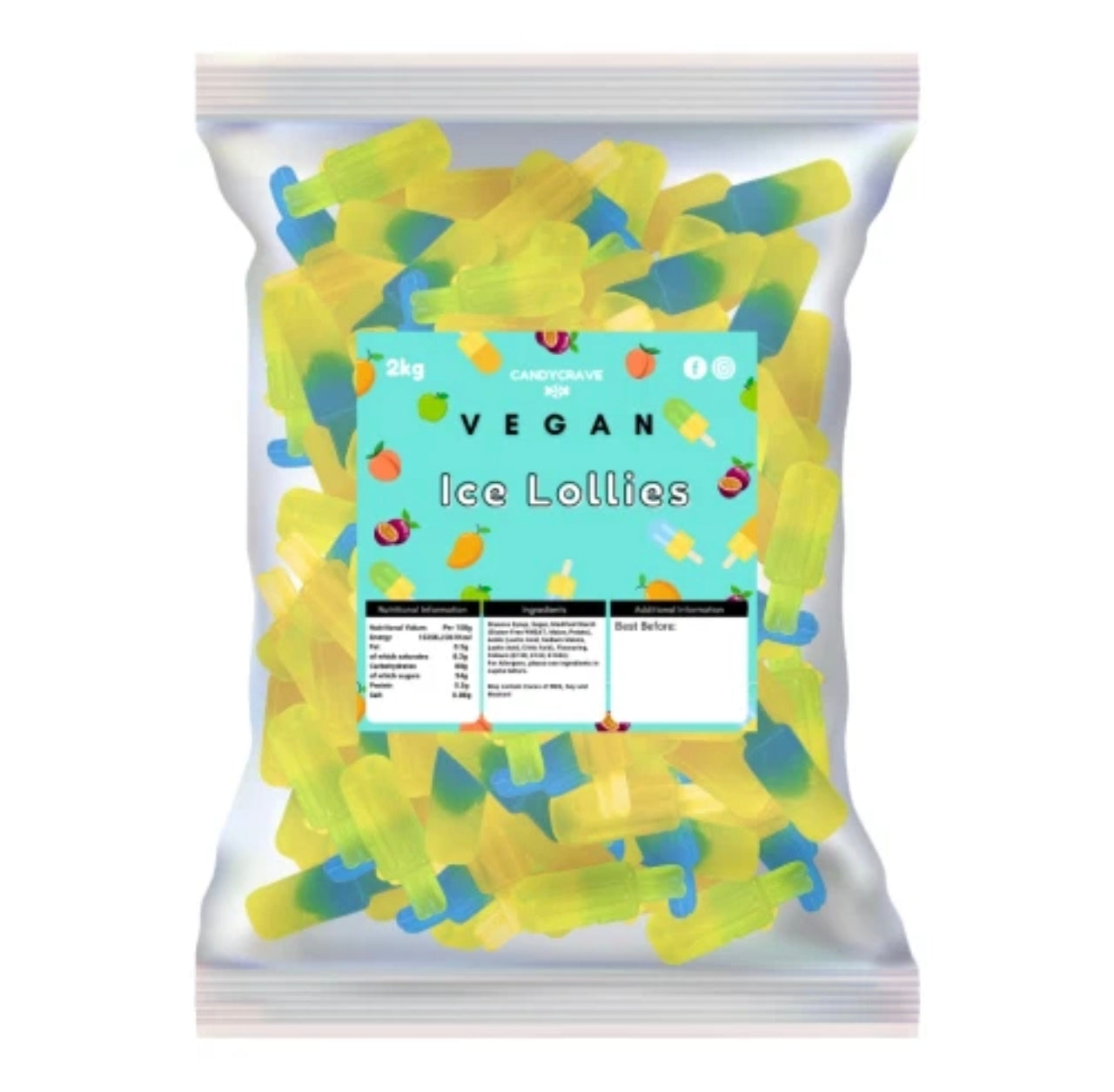2kg Ice Lolly Jelly Sweets