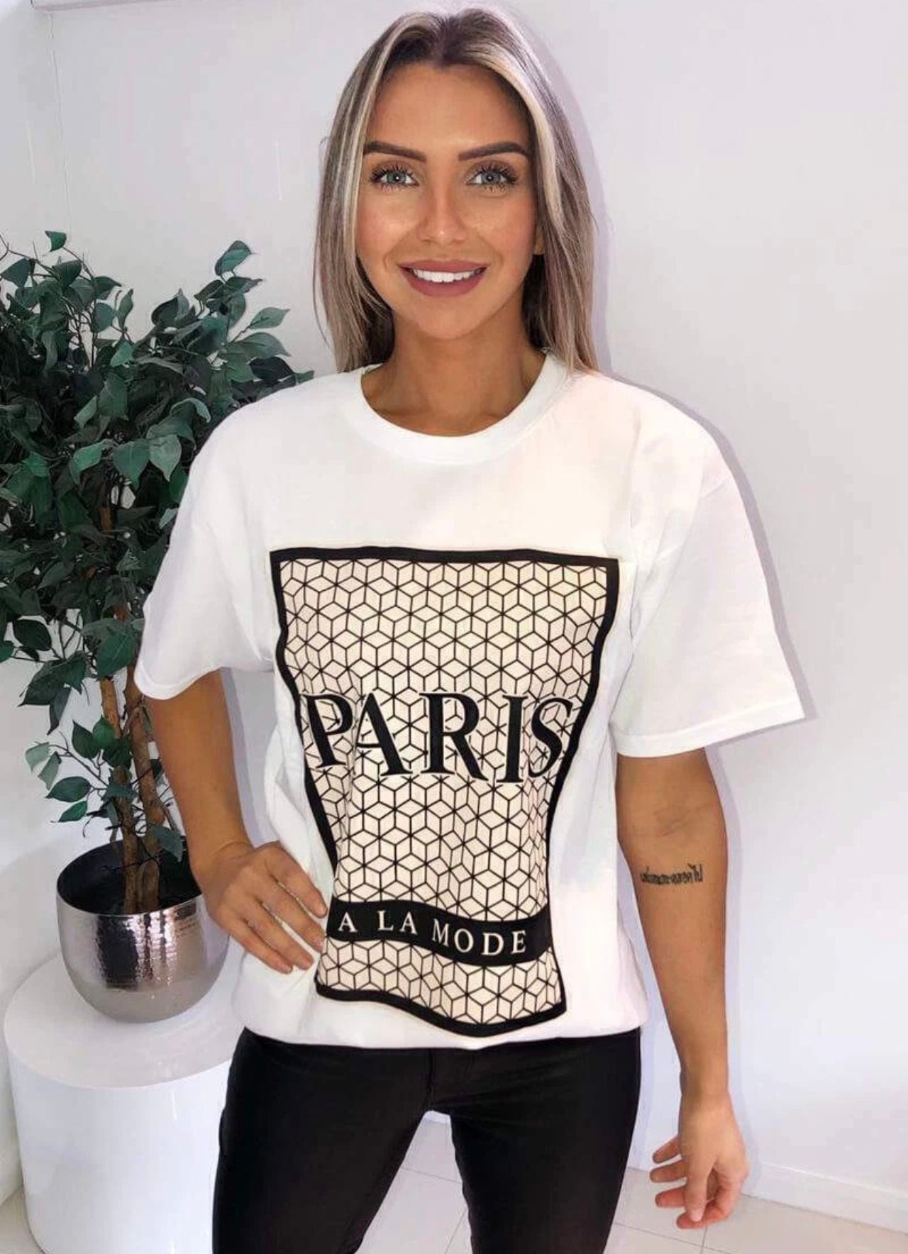 Paris A La Mode Oversized T-shirt