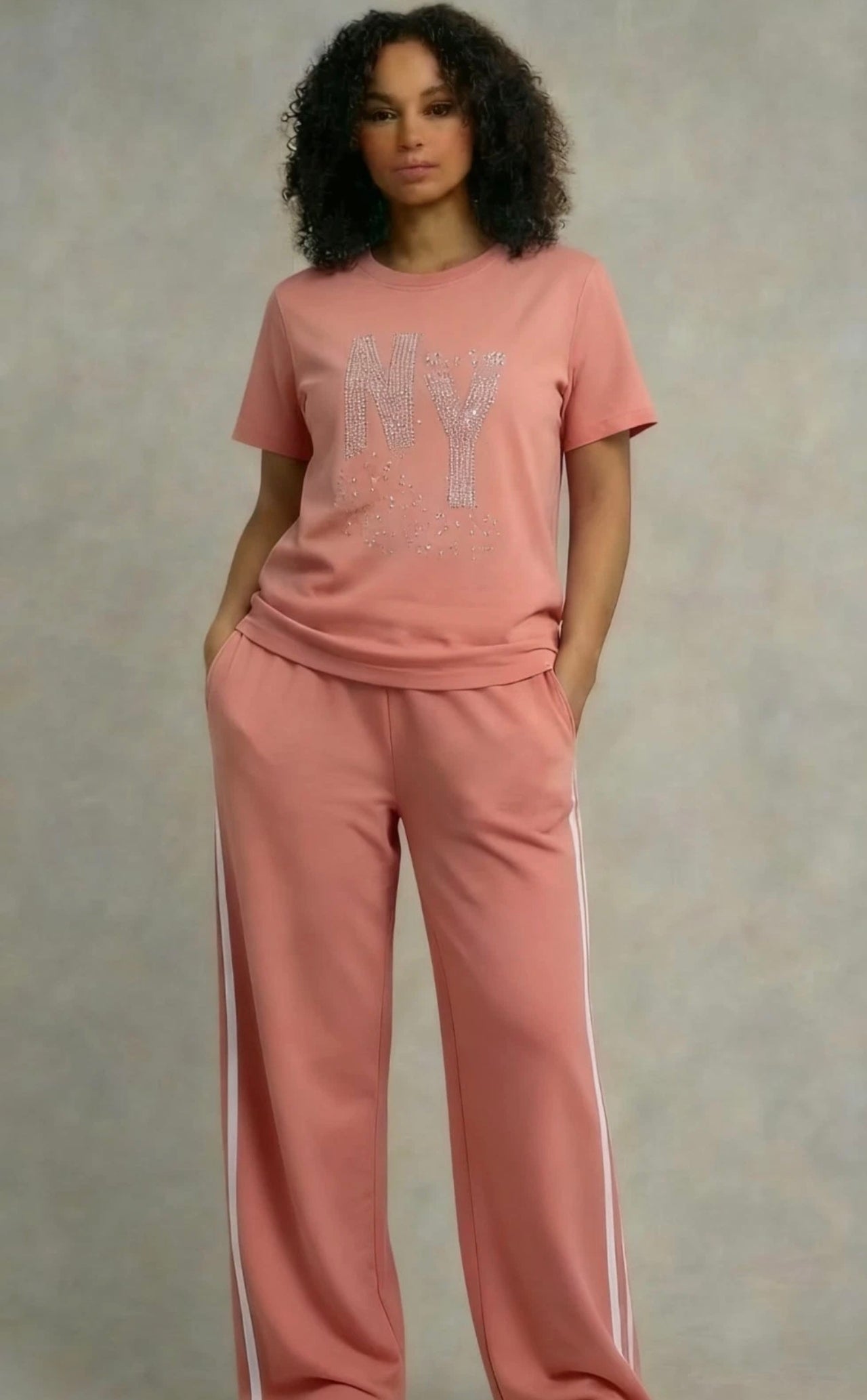 Ladies 2pc NY Summer Co-Ord Set