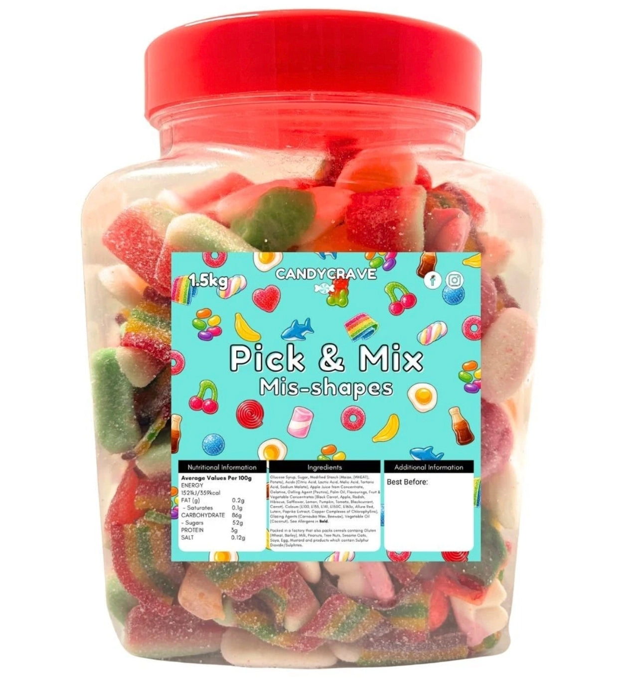 1.5kg CC Pick & Mix Mis-shapes