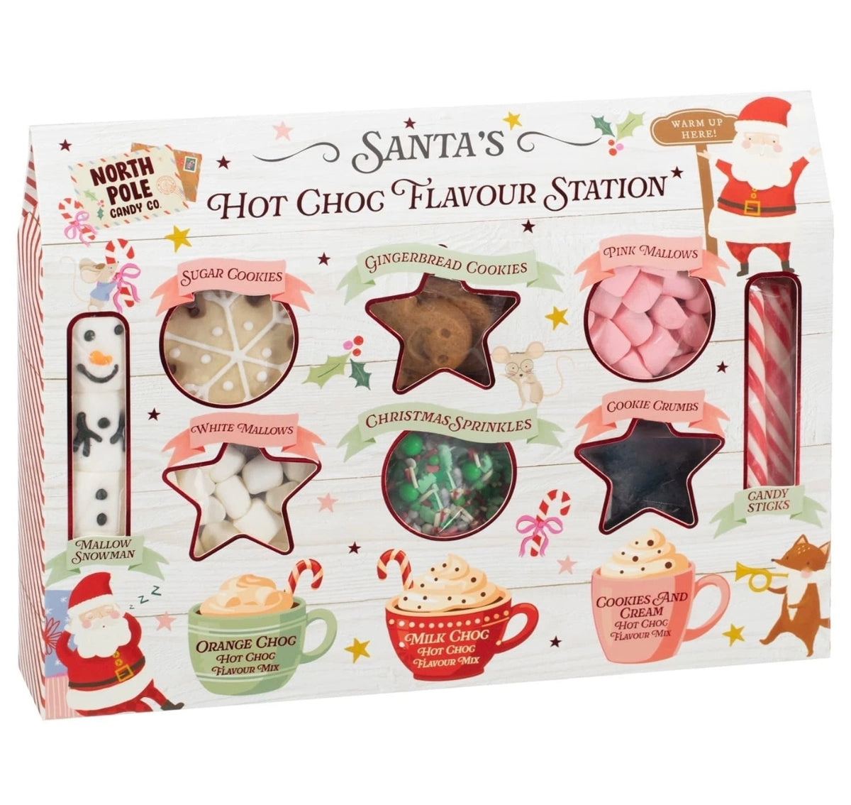 Santa's Hot Choc Flavour Station