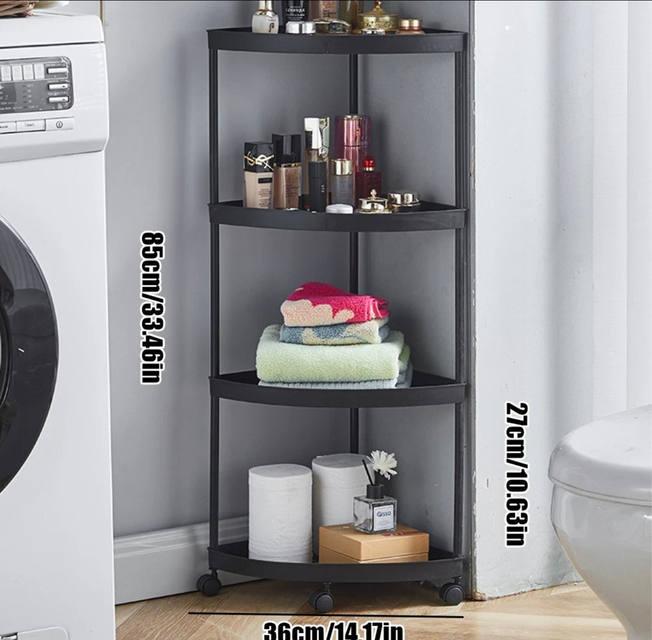 Corner Bathroom Shelving Unit