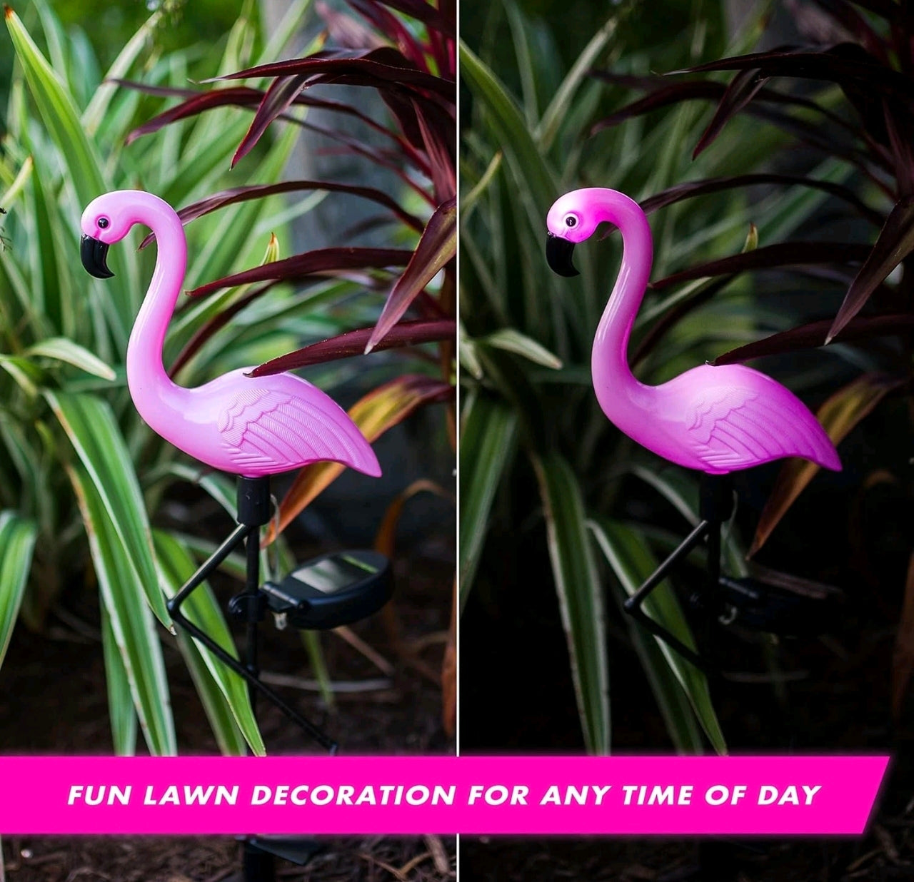 3pc Flamingo Stake Lights