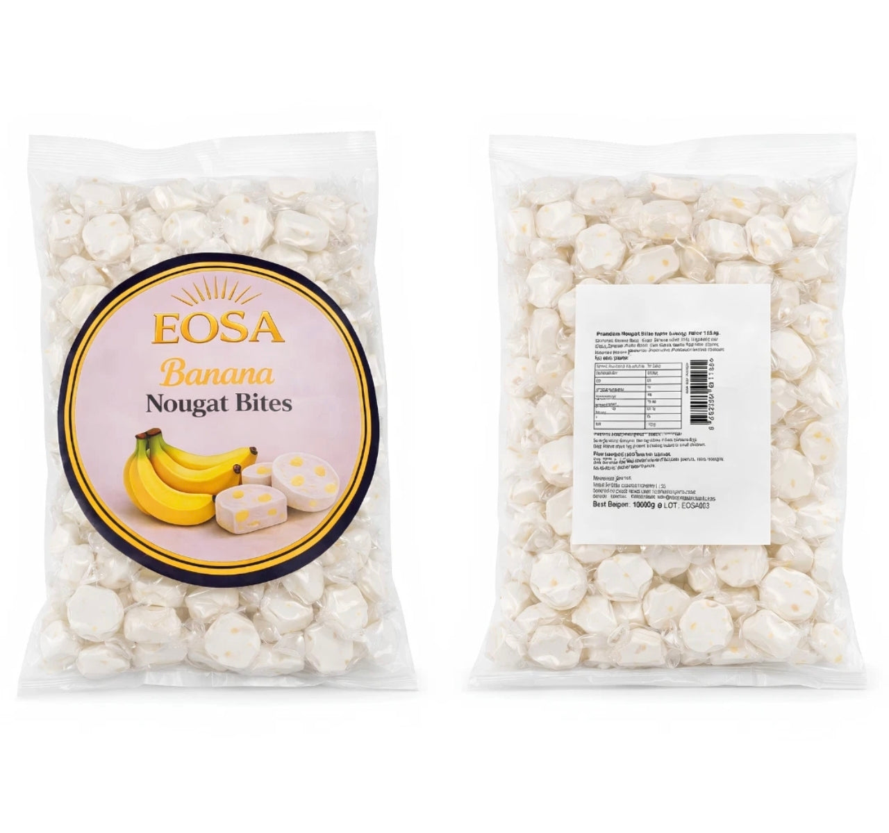 1kg Banana Nougat Bites