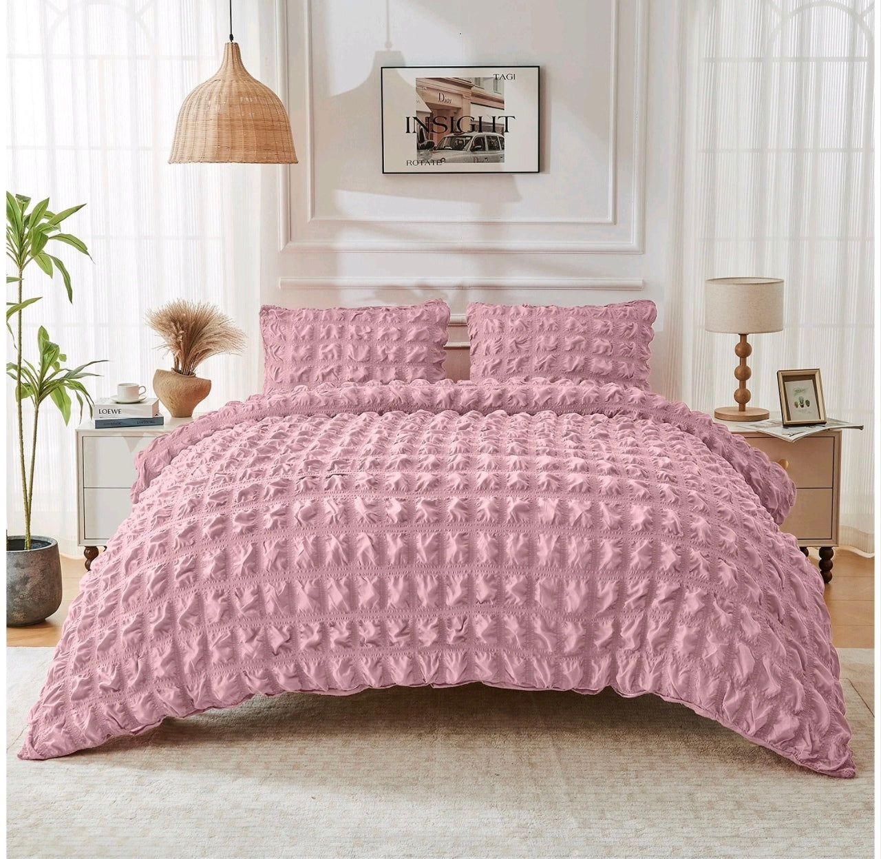 Soft Seersucker Duvet Set